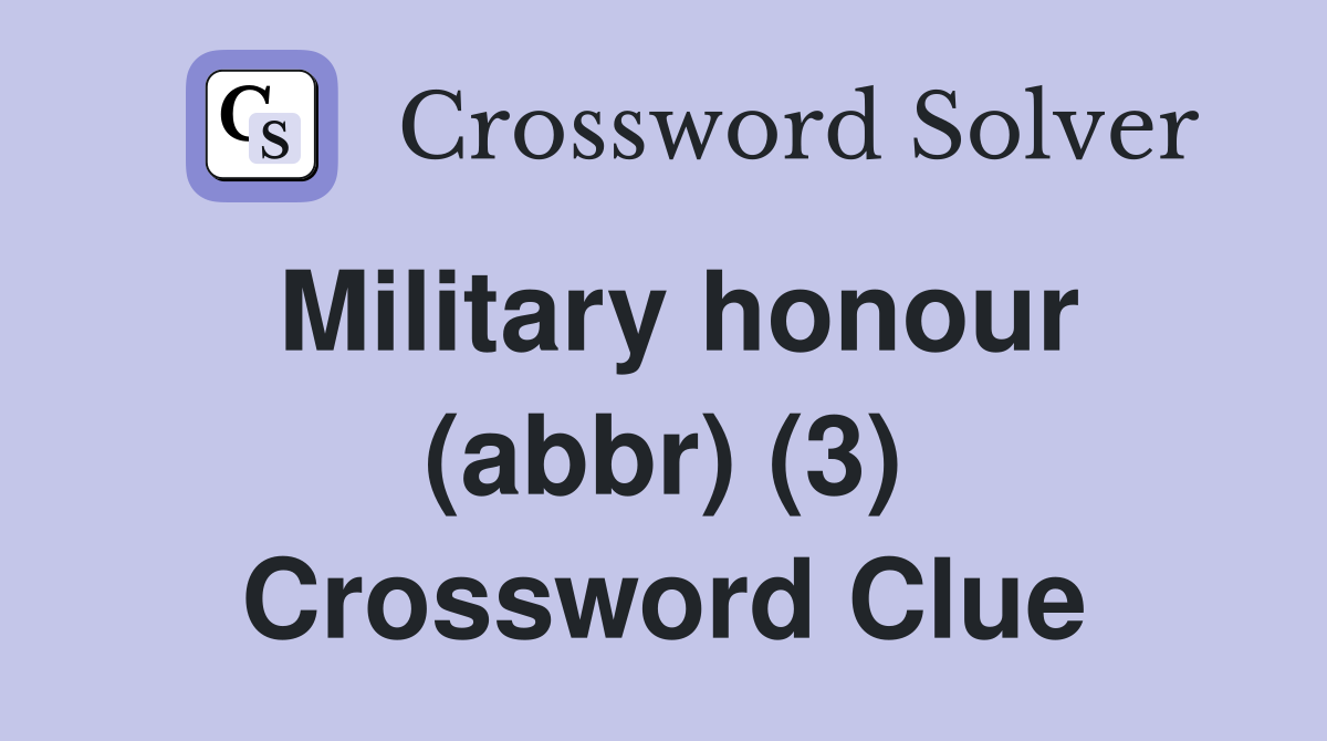 military assignments abbr crossword clue